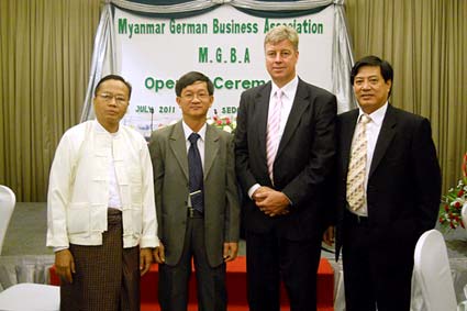 Official launch of the Myanmar German Business Association (MGBA)