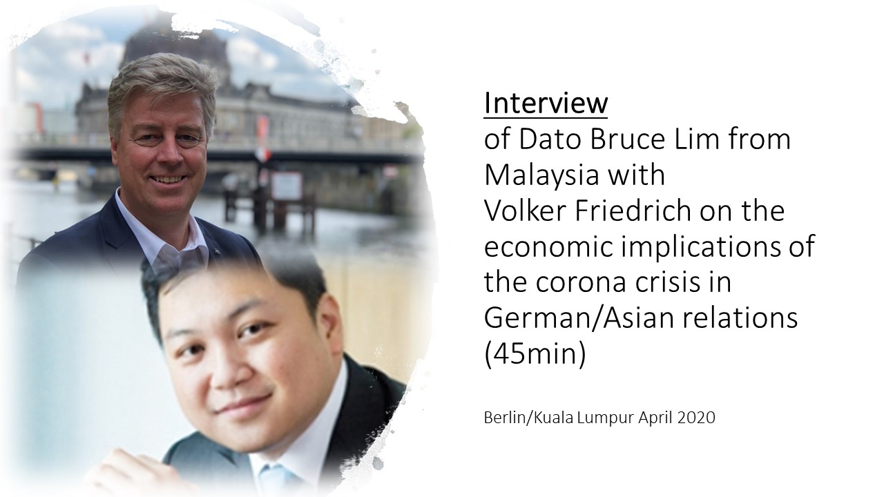 Corona Crisis: Interview with Volker Friedrich on the impacts of the economic crisis in Asia and Germany