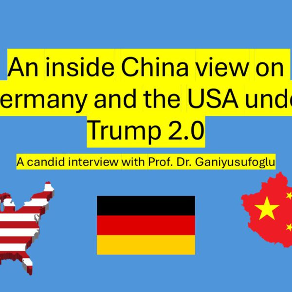 The view from inside China – what does China think about Trump 2.0 and the German China Strategy – check our expert talk